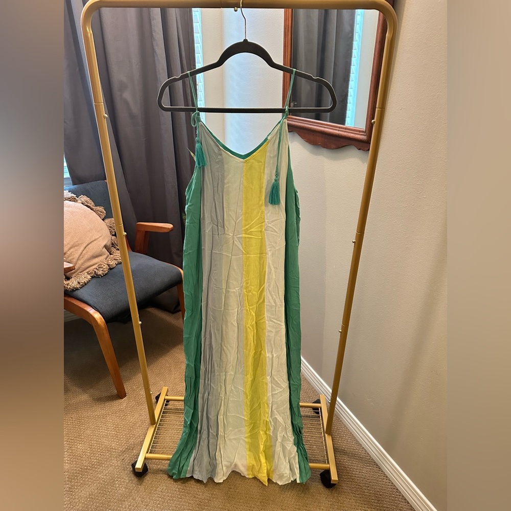 Main Strip Maxi Dress